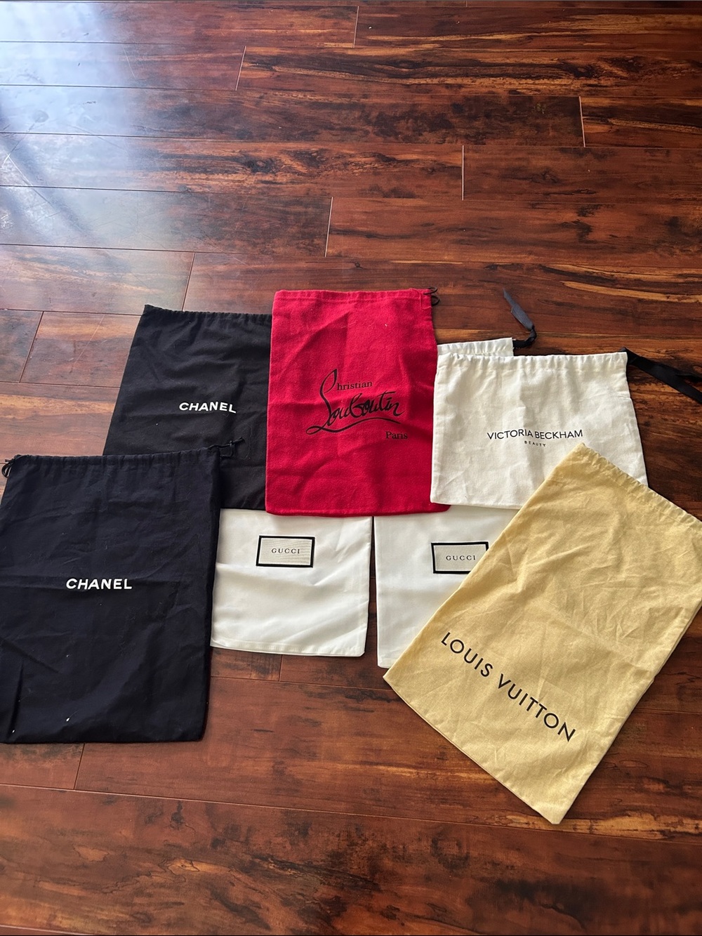 Bundle of luxury dust bags